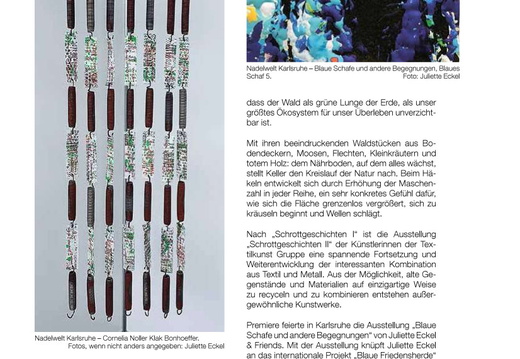 Artikel in Magazin Textilkunst International