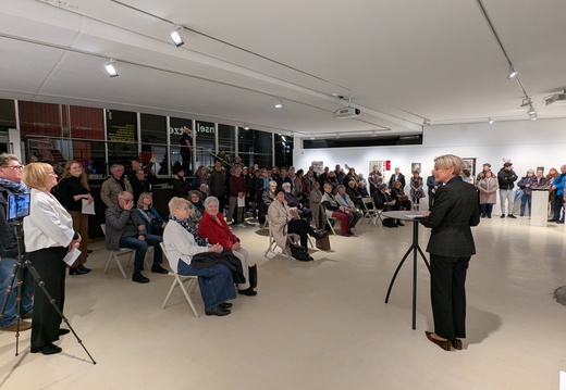 Vernissage: Begrüßung: Bürgermeisterin Agnes Christner