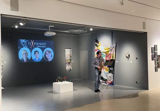 Vernissage: Musik: Justin Bestvater, Saxophon